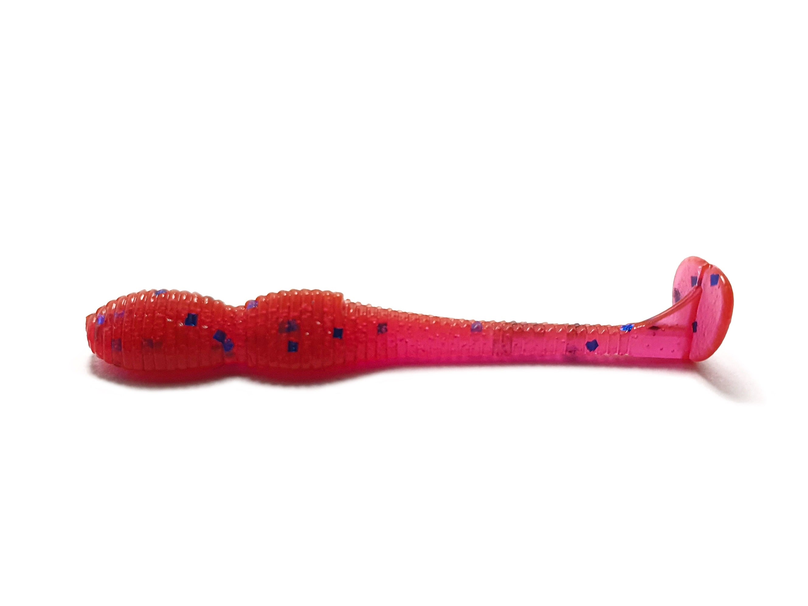 Azot Floating 2'' bait in vibrant colors, showcasing its unique silicone design and vibrating tail, perfect for attracting predator fish.