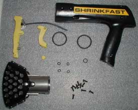 Main Dr. Shrink DS-998RB Rebuild kit for Shrinkfast 998 image