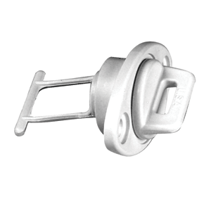 Main Drain Plug Screw Type with Gasket, White - 1 in. image