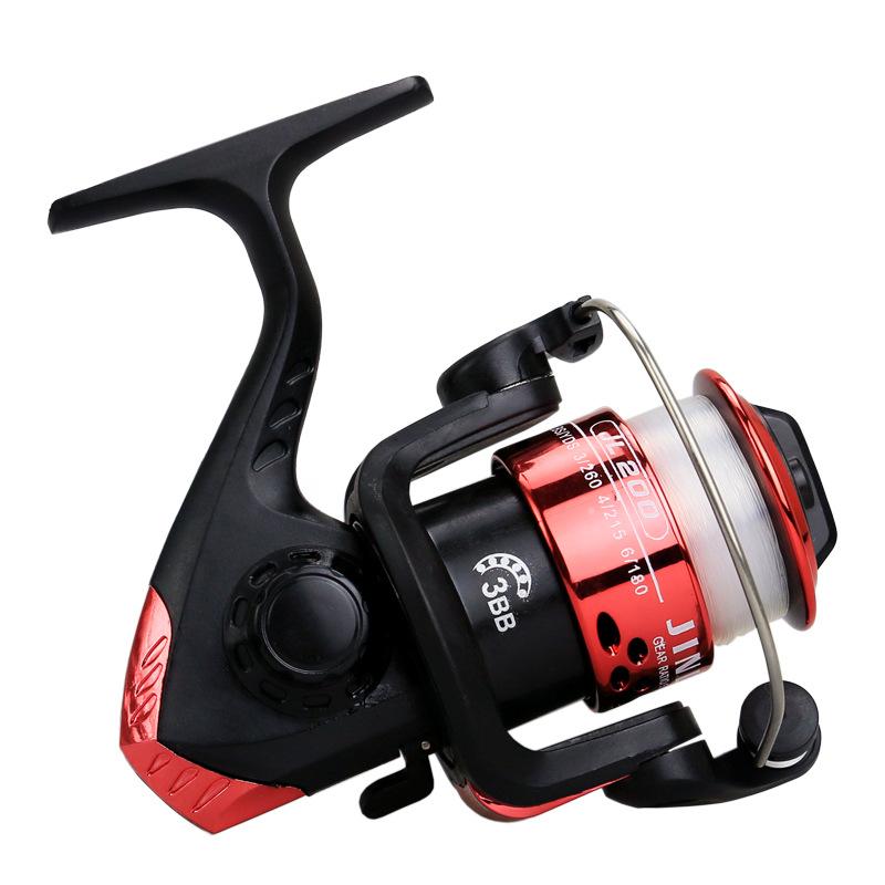 High Quality Spinning Wheel Reel Fishing Reel with sleek design and interchangeable handle for left or right use.