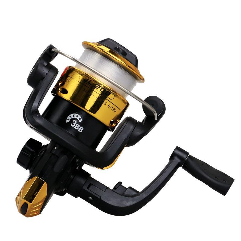 High Quality Spinning Wheel Reel Fishing Reel with sleek design and interchangeable handle for left or right use.