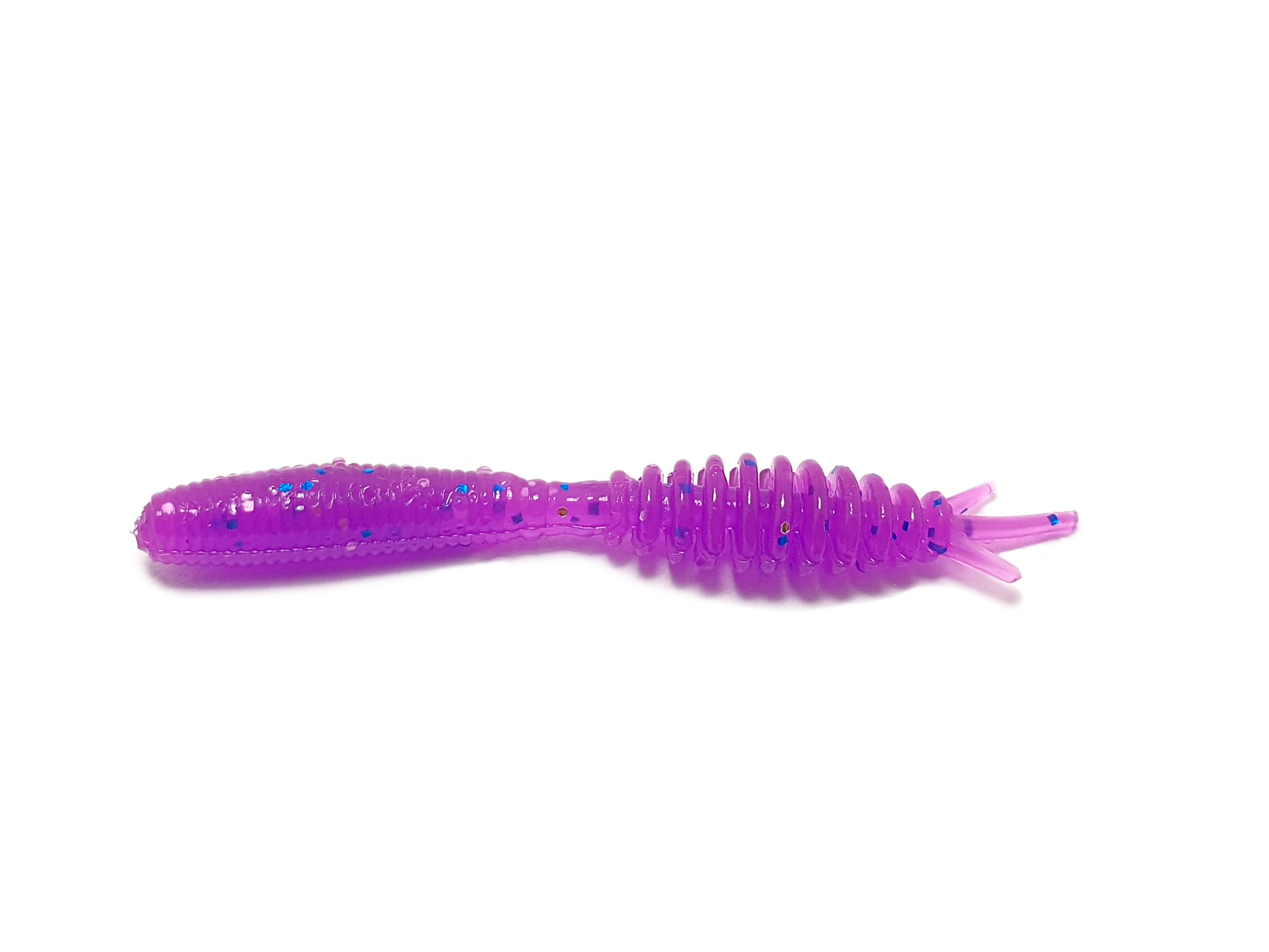 Maggot 1.5'' Perch Killer bait pack with 10 silicone larvae designed for effective perch fishing.