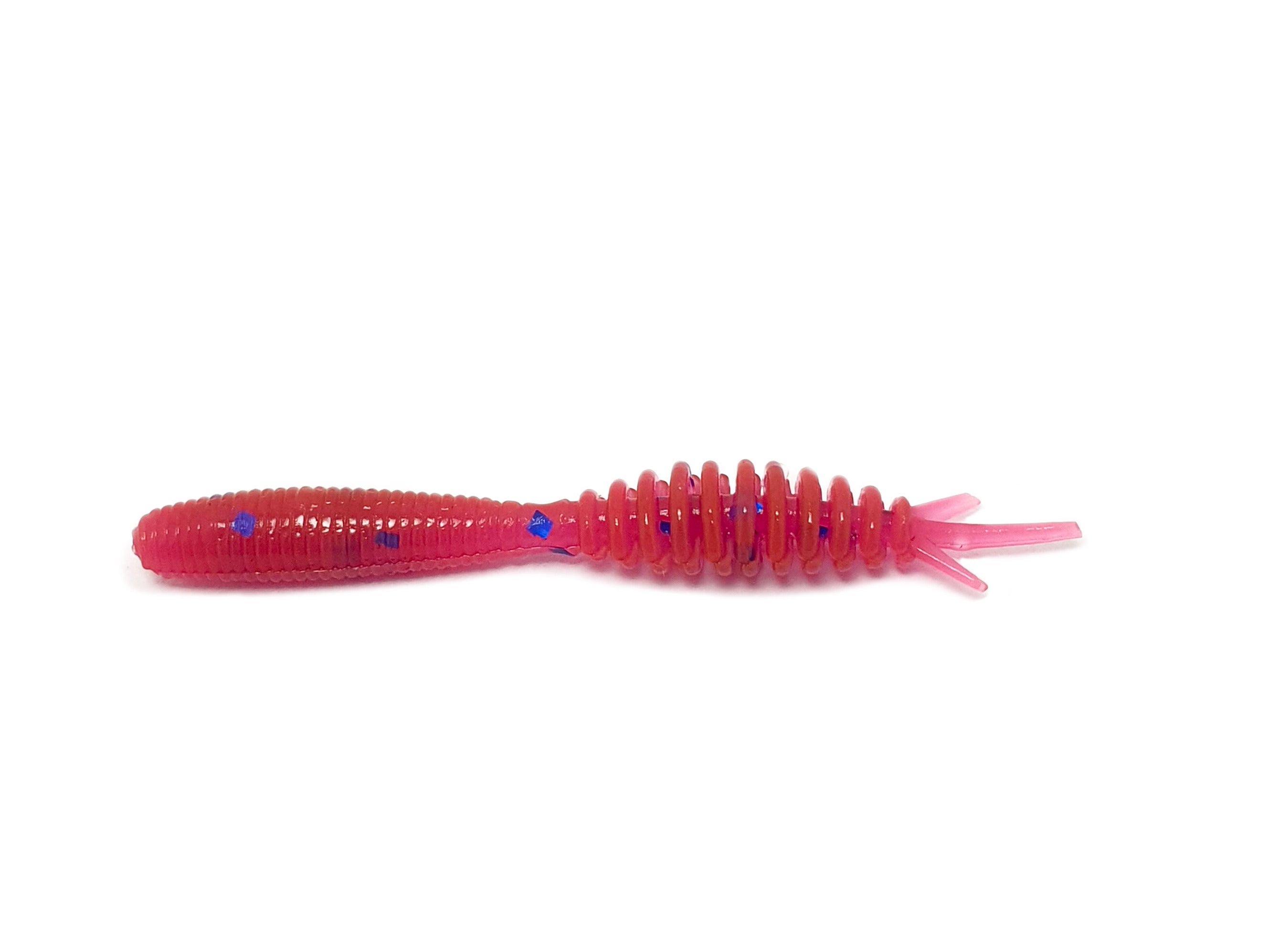 Maggot 1.5'' Perch Killer bait pack with 10 silicone larvae designed for effective perch fishing.