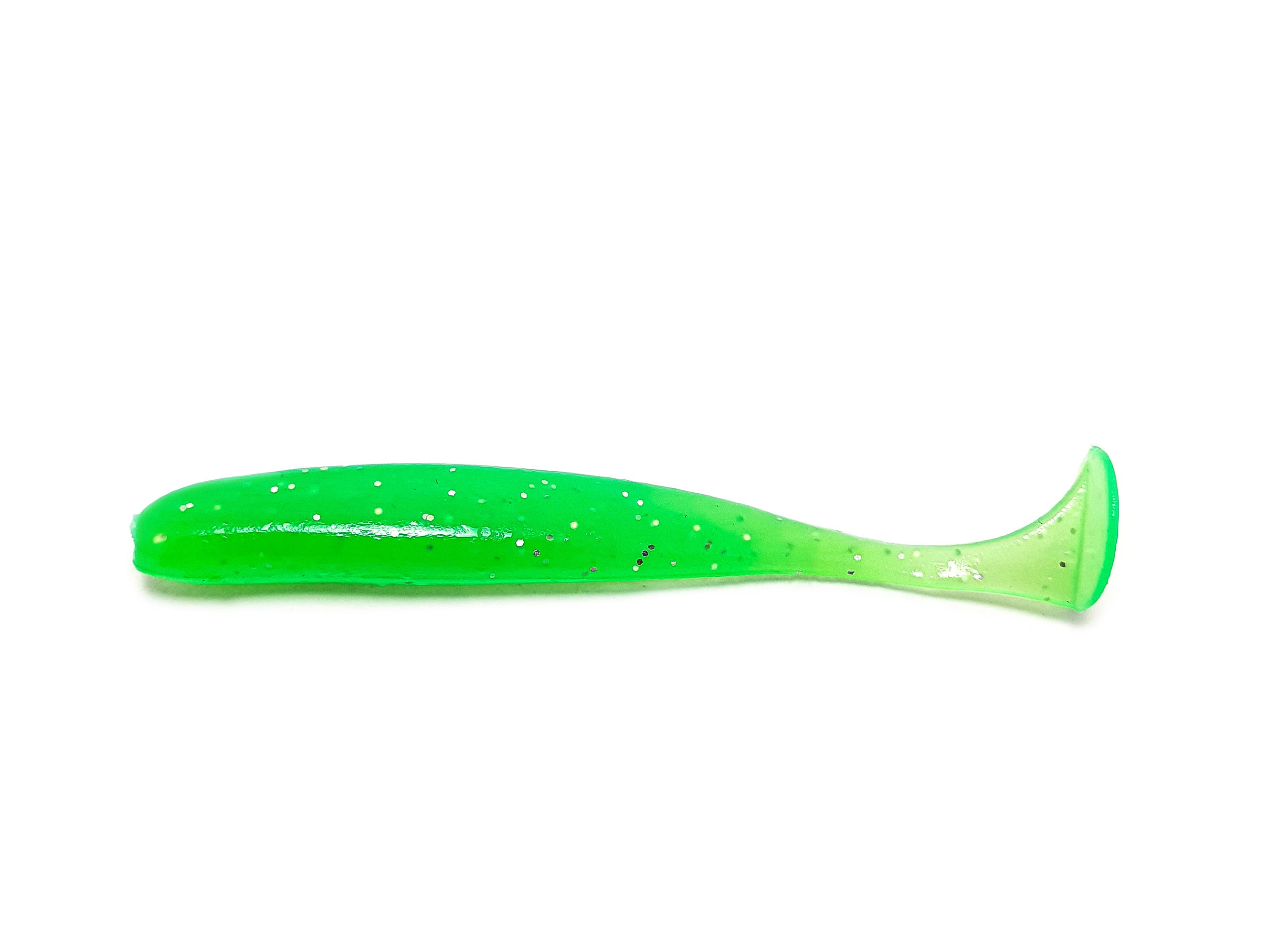 Ripper Boost 3'' silicone fishing bait in vibrant colors, showcasing its unique shape and texture designed for attracting predatory fish.