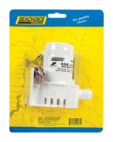 Main Seachoice 19261 450 GPH 0.75 in. Bilge Pump image