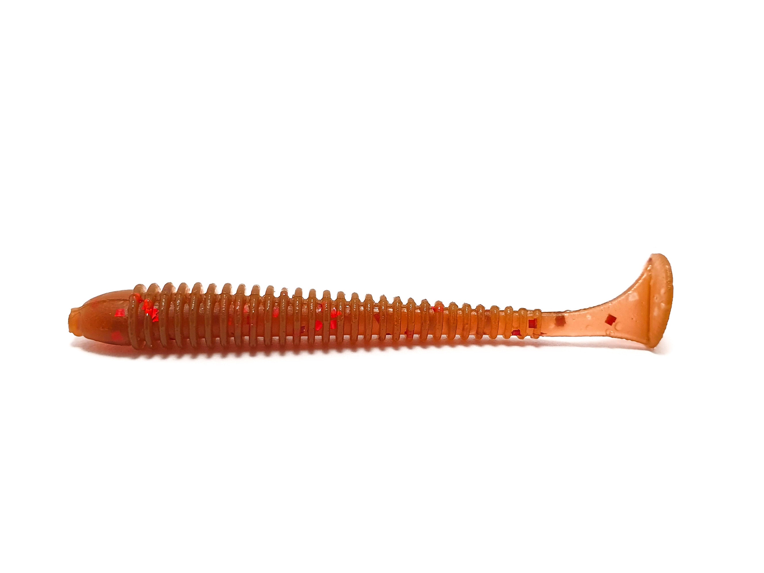 Xwist Boost 2.8'' silicone fishing bait in vibrant colors, designed for jig fishing, featuring a vibrating tail and salt-infused scent for attracting predators.