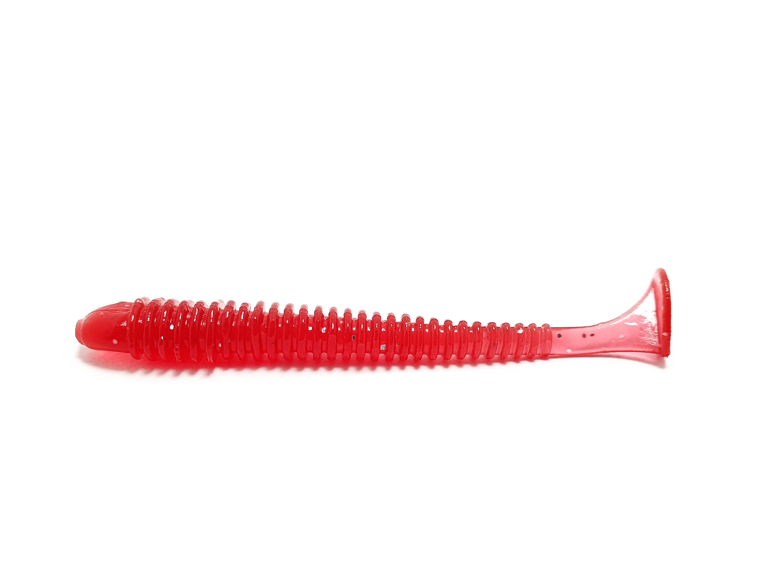 Xwist Boost 2.8'' silicone fishing bait in vibrant colors, designed for jig fishing, featuring a vibrating tail and salt-infused scent for attracting predators.