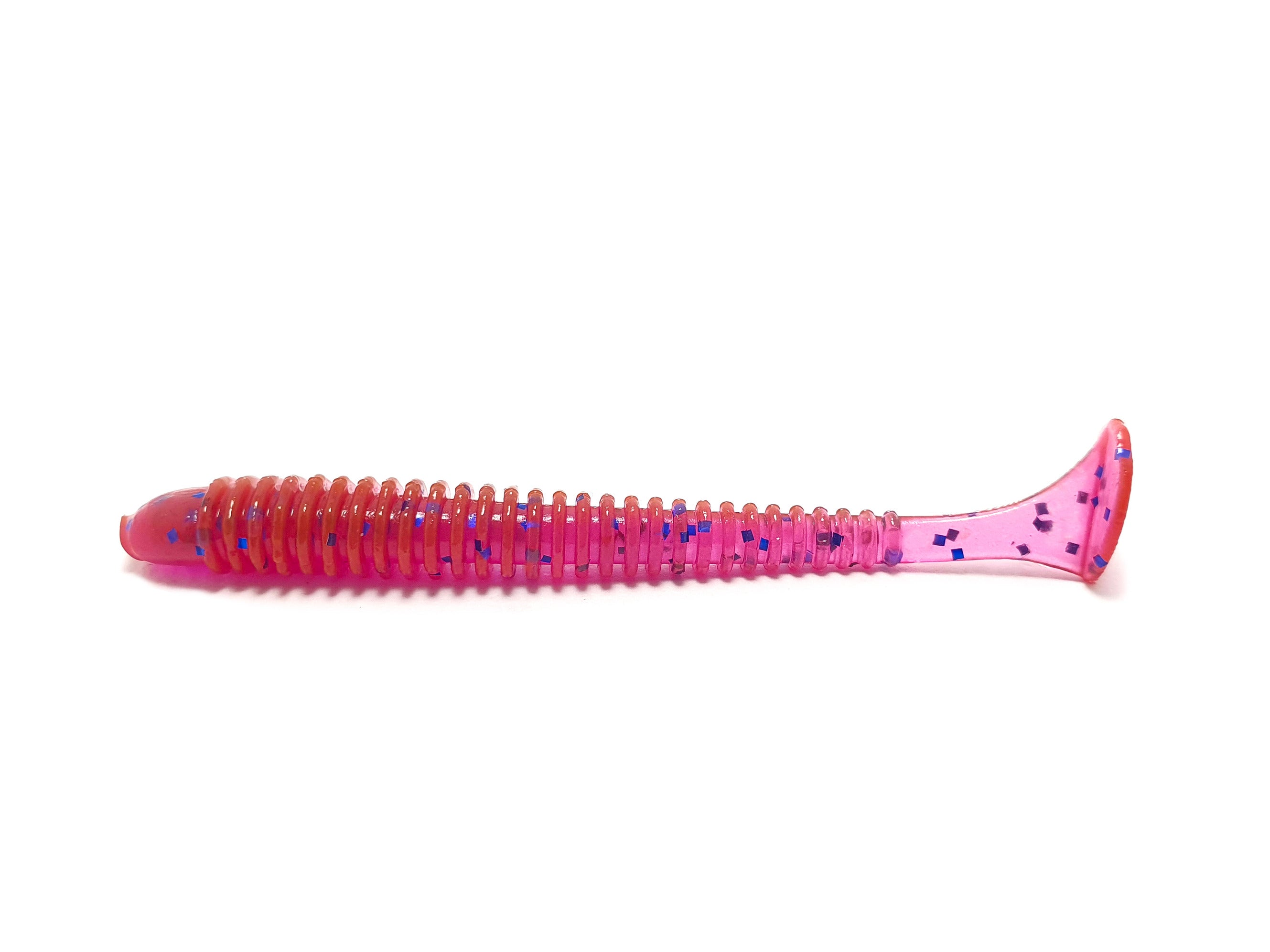 Xwist Floating 2.8'' silicone bait in vibrant colors, featuring a unique vibrating tail and a fish crustacean scent, ideal for attracting predator fish.