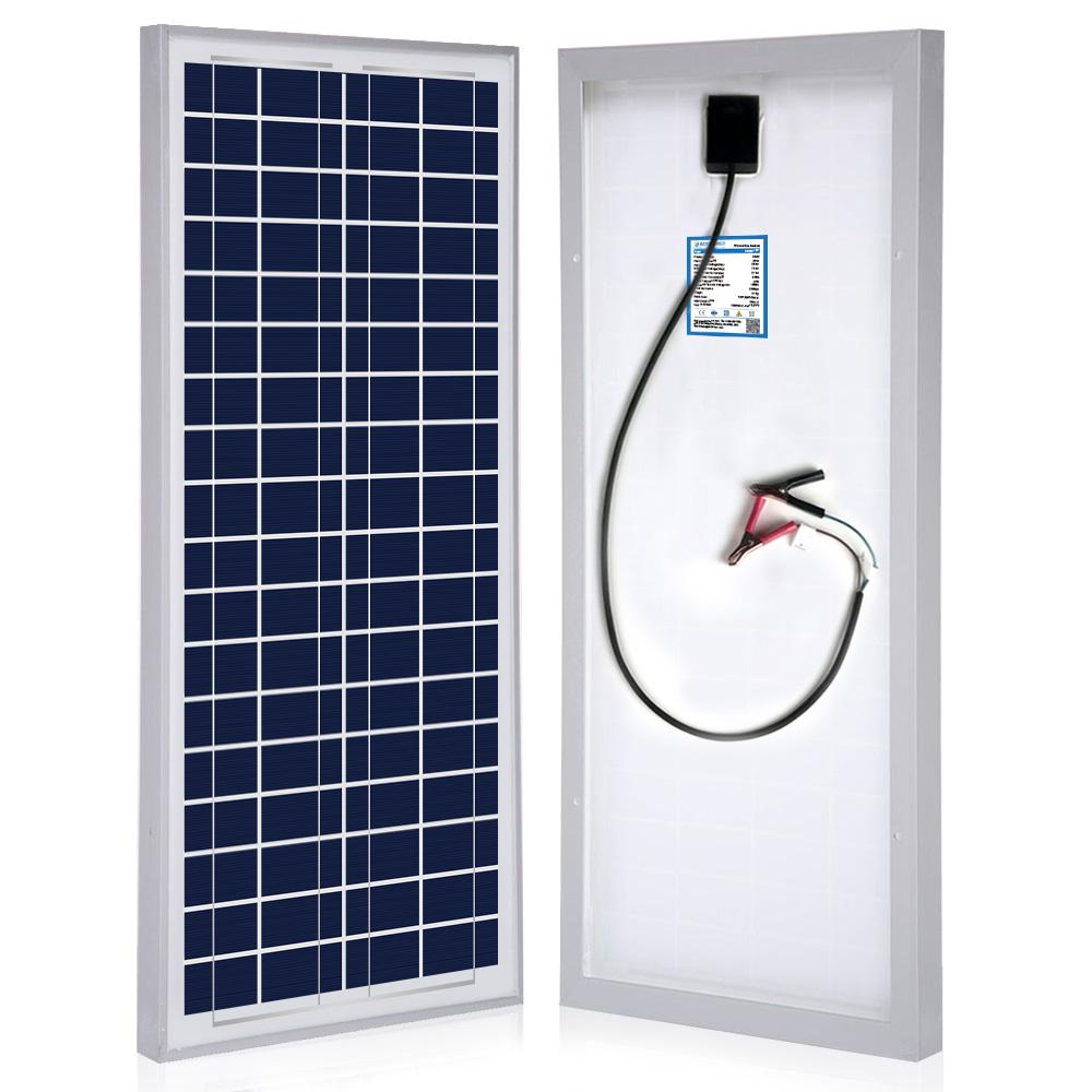 ACOPower 35 Watts Polycrystalline Solar Panel Module, compact and efficient for off-grid applications.