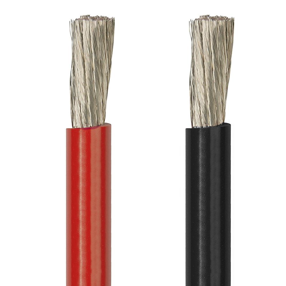 ACOPOWER 9ft 8AWG Anderson-Ring Cable with Anderson connector and ring terminal, designed for solar panel connections.