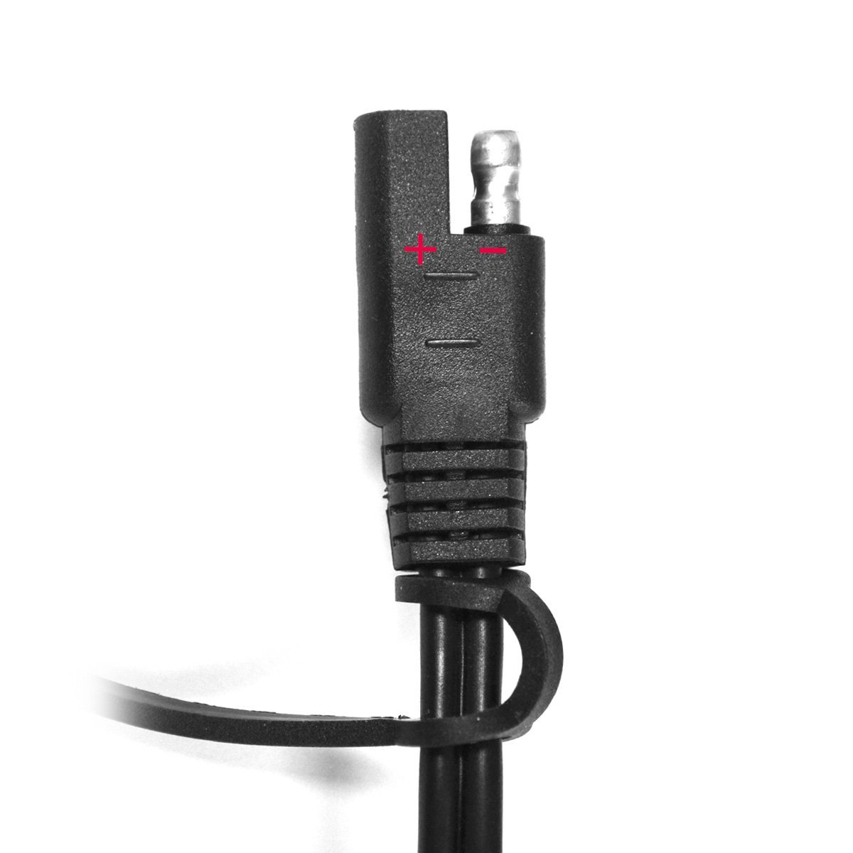 ACOPOWER SAE to Anderson Adapter with 20-inch length and 12AWG wire, featuring quick disconnect Anderson and SAE connectors for solar panel connections.