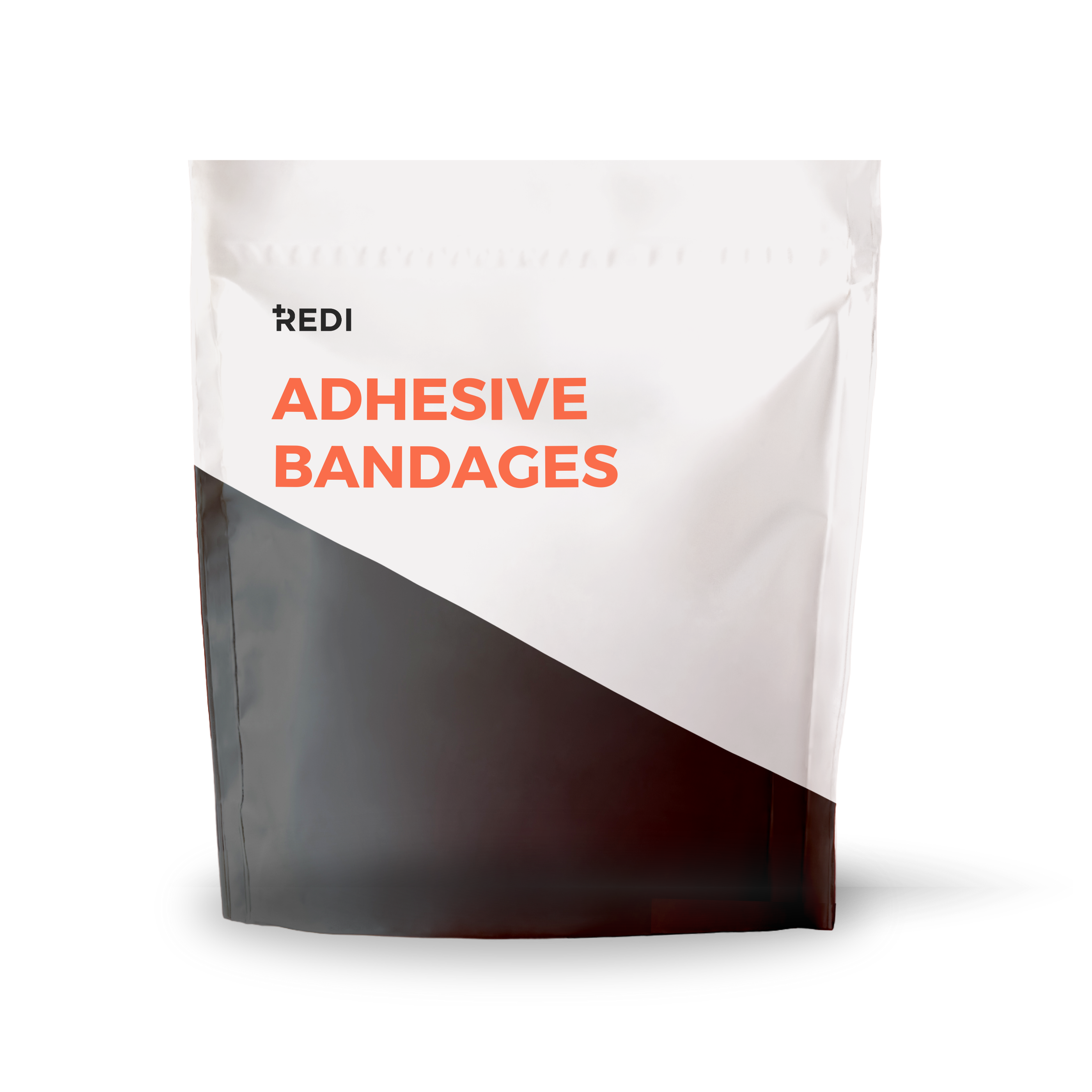 A variety of adhesive bandages, blister pads, and skin closure strips in a compact refill pack.