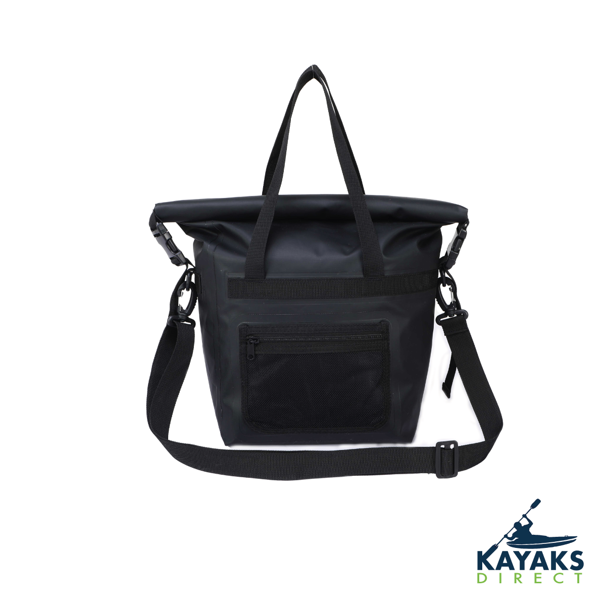 Baltic Arctic Cooler Bag in a kayak, showcasing its water-repellent material and spacious design.