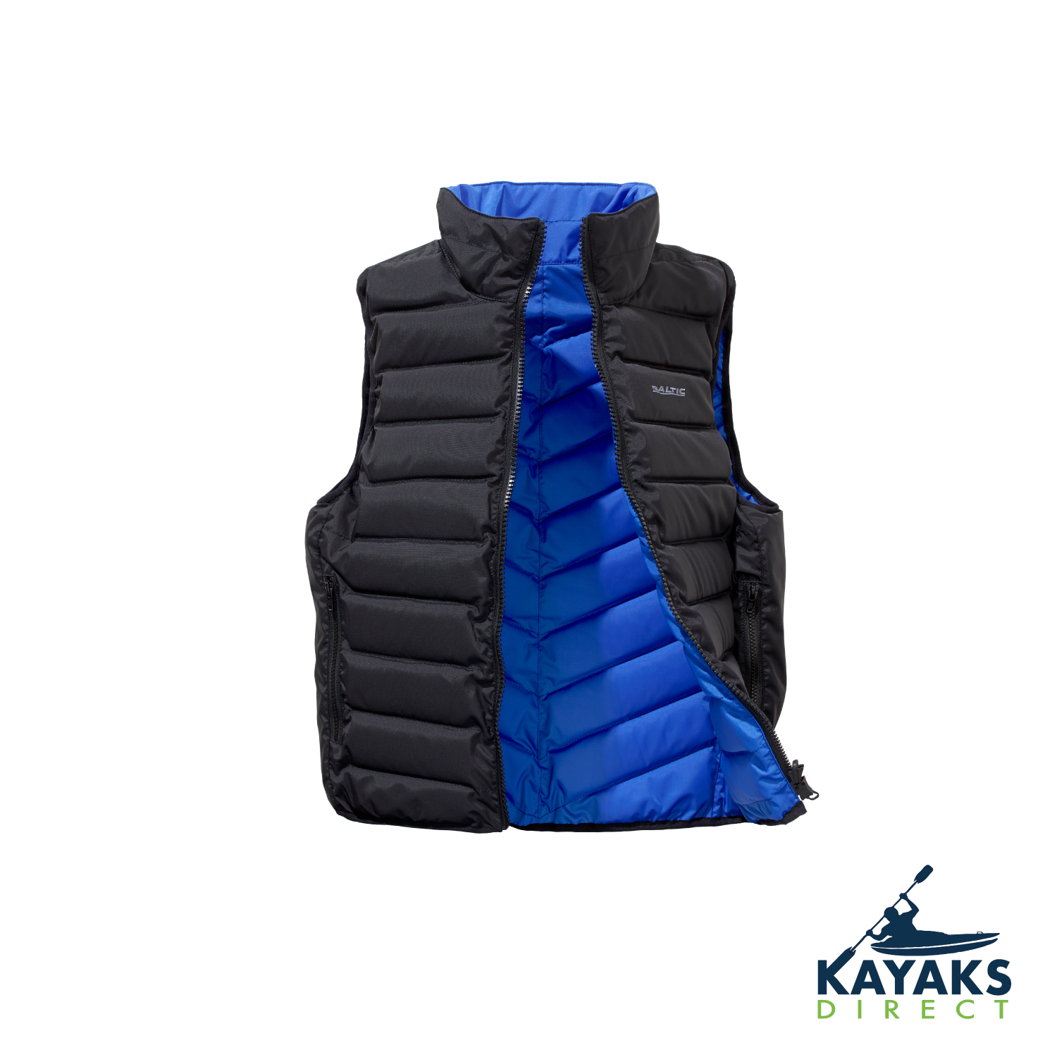 Baltic Reversible Buoyancy Gilet featuring a fleece-lined collar and zippered pockets, designed for water sports safety and comfort.