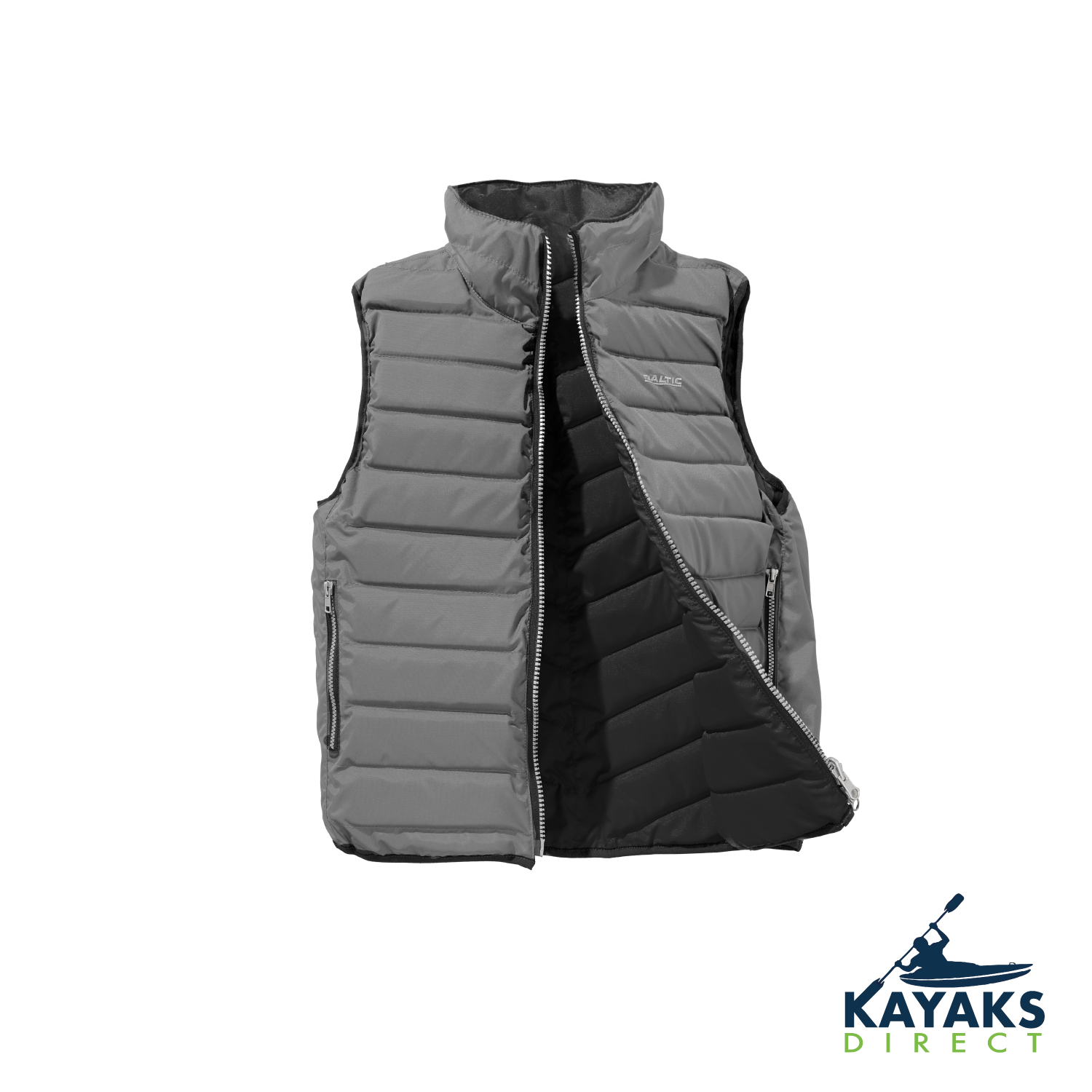 Baltic Reversible Buoyancy Gilet featuring a fleece-lined collar and zippered pockets, designed for water sports safety and comfort.