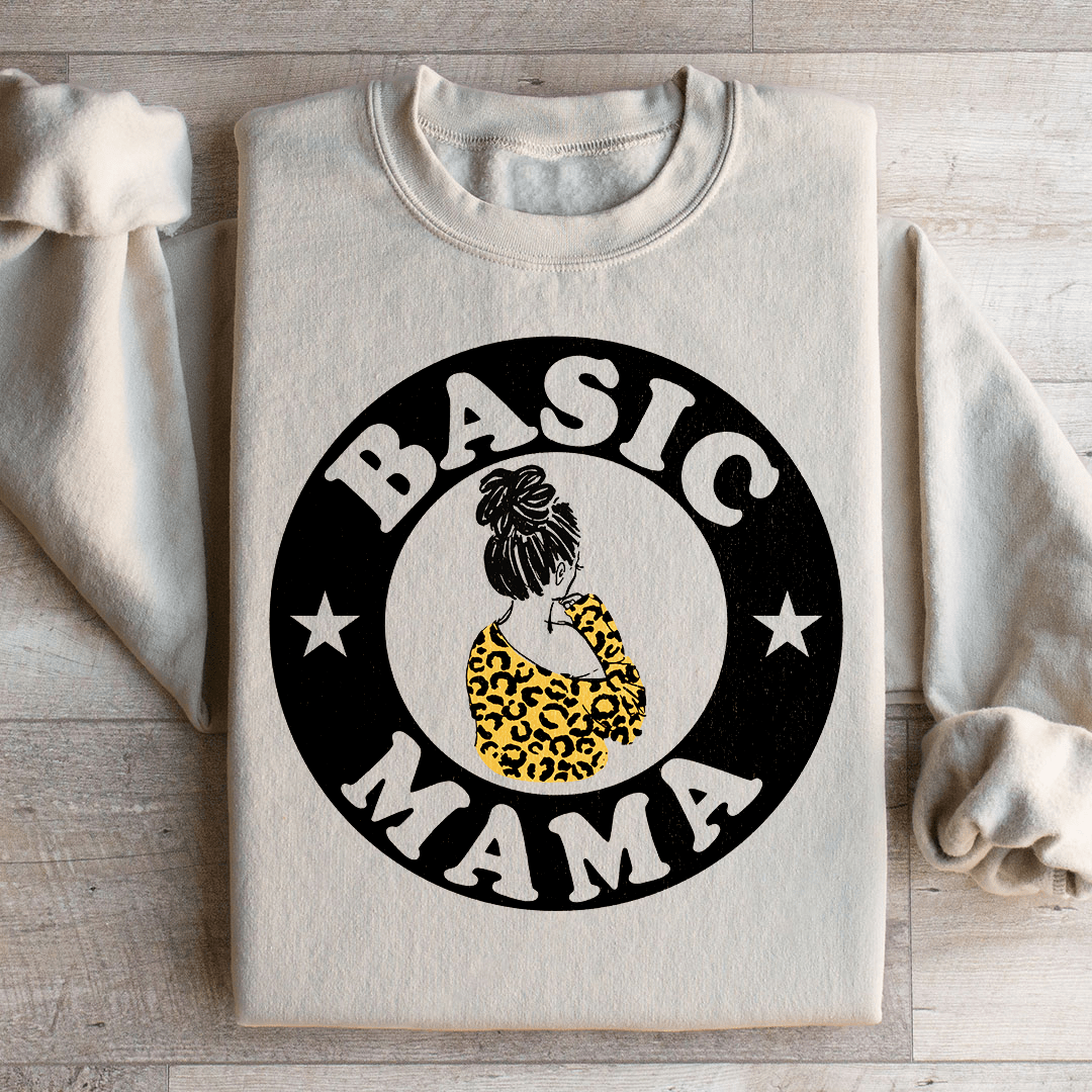 Basic Mama sweats featuring unique designs by top artists, made from cozy cotton/poly fleece blend.