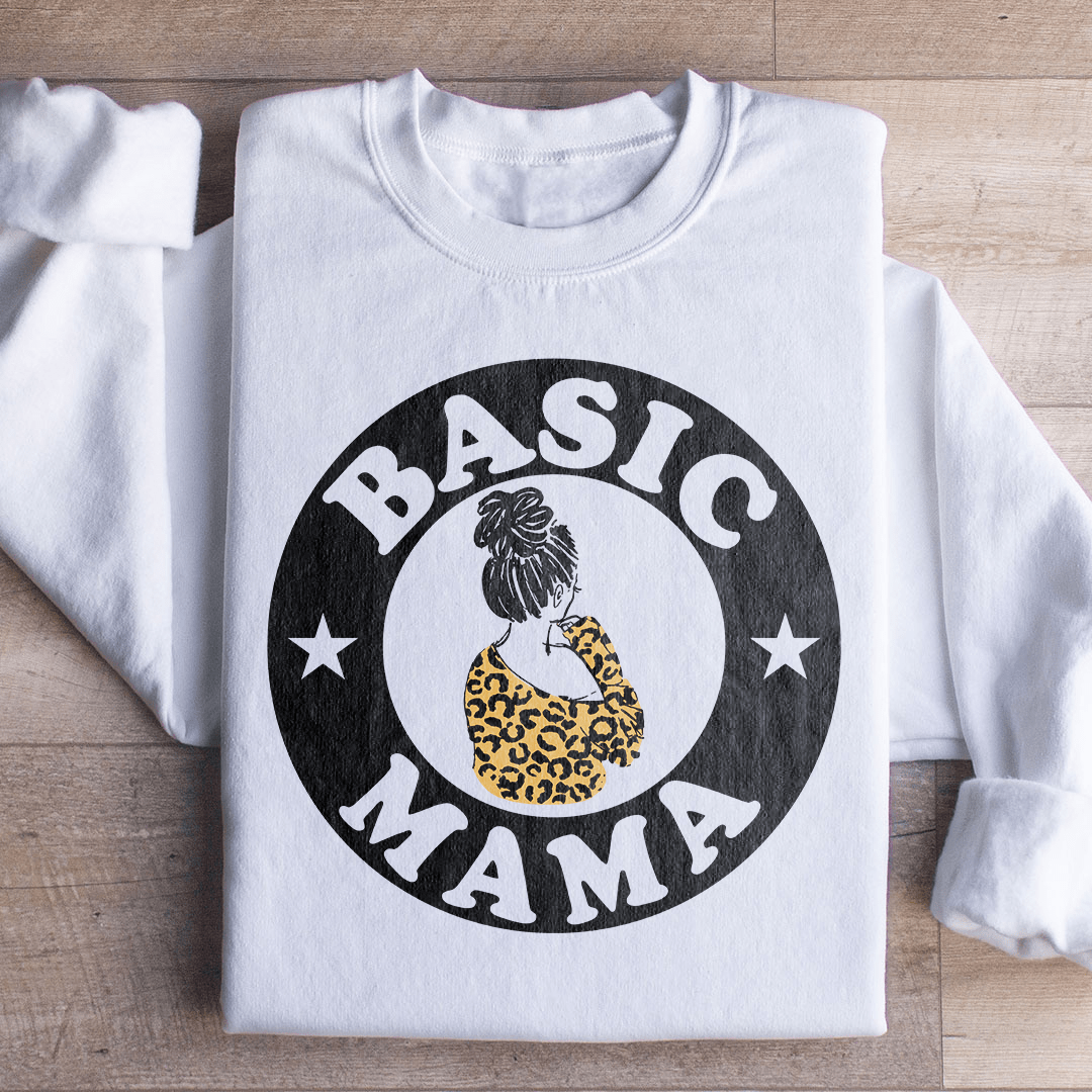 Basic Mama sweats featuring unique designs by top artists, made from cozy cotton/poly fleece blend.