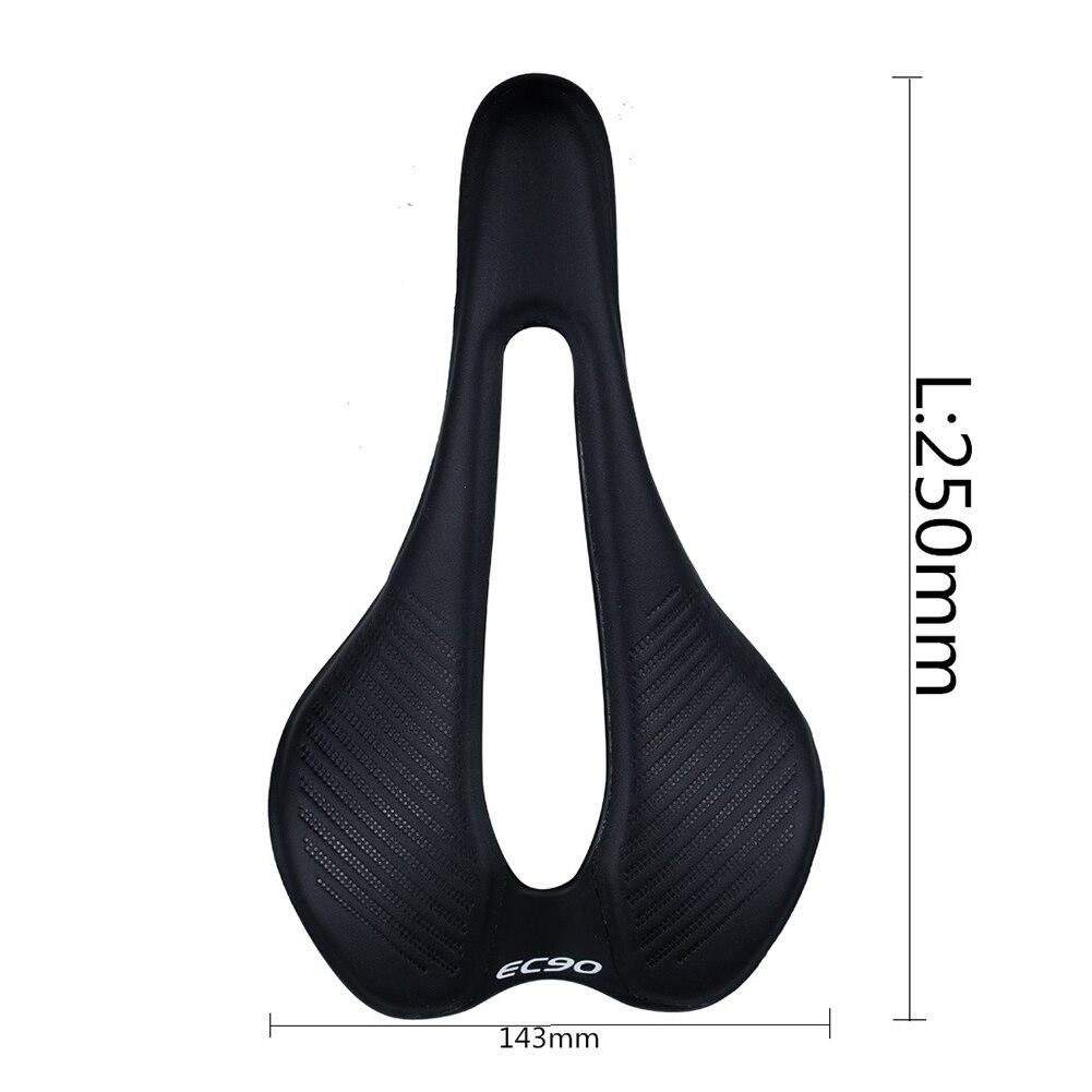 Comfortable bike cushion cycling seat made of nylon fiber and PU leather, designed for MTB and road bicycles, featuring a multicolor design.