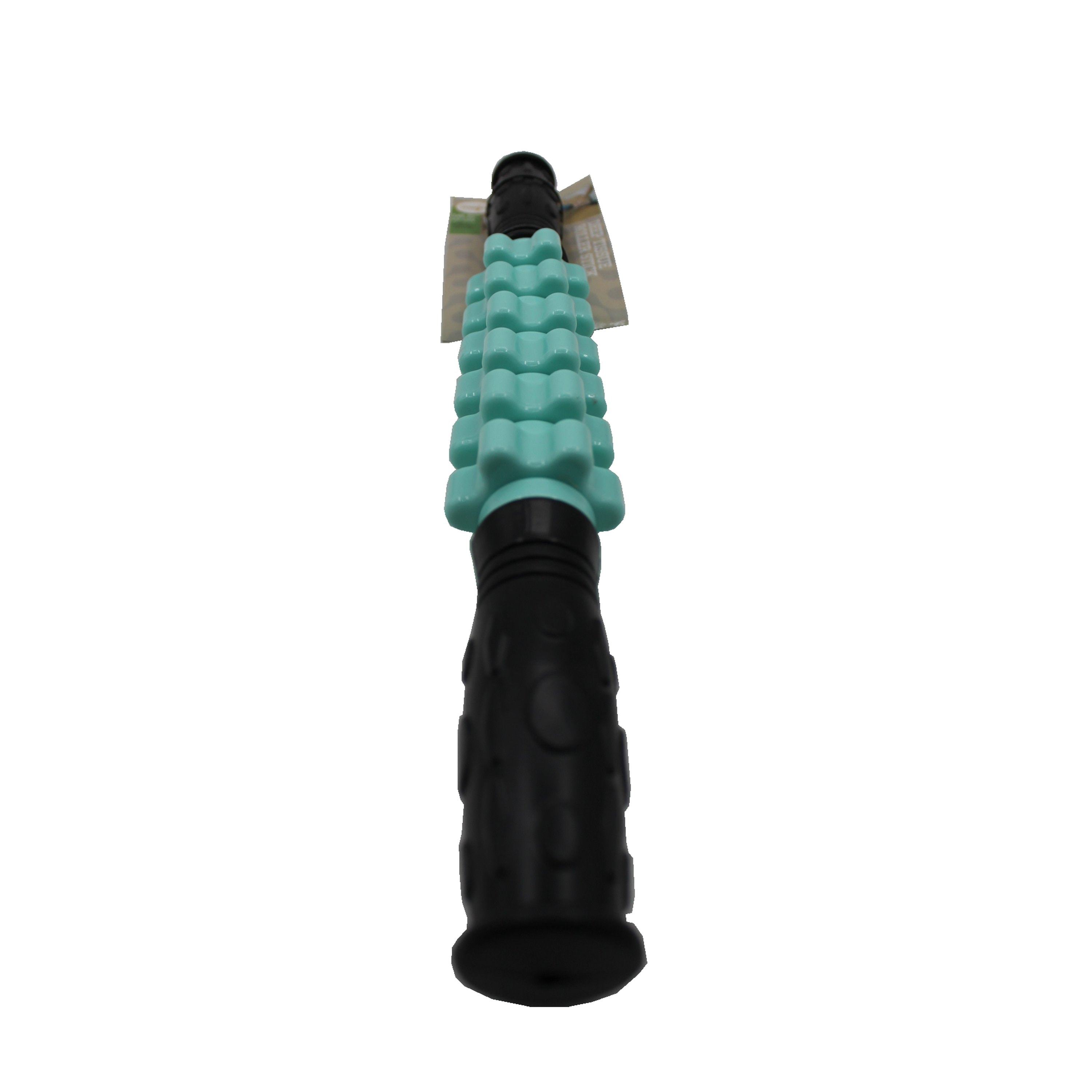 Deep Tissue Massage Stick made of Eco-PVC and ABS with a rubber handle, designed for targeted muscle relief.