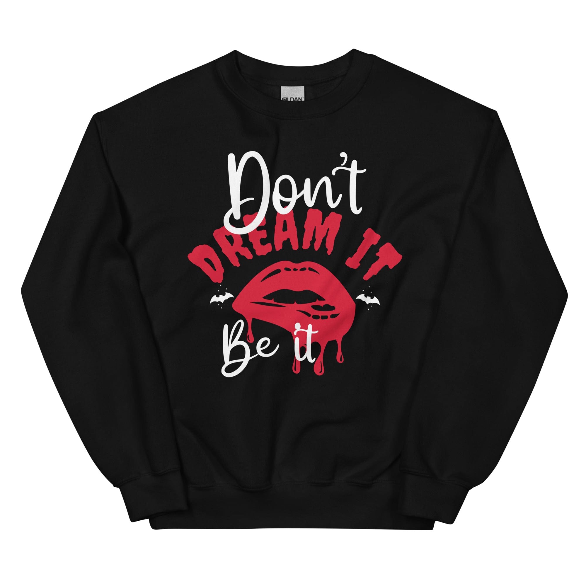 A stylish collection of Don't Dream It sweats featuring unique designs by various artists, showcasing comfort and creativity.