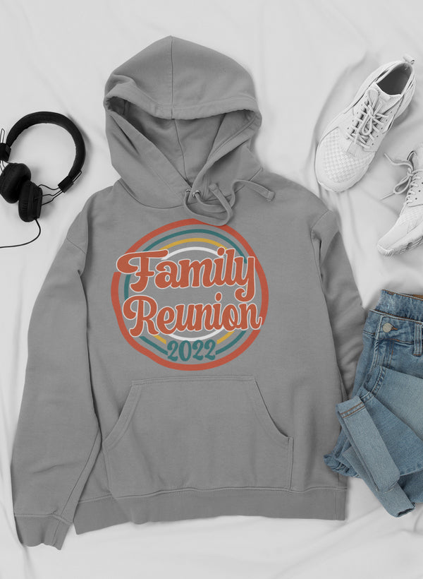 Family Reunion 2021 Hoodie featuring unique designs by top artists, made from cozy cotton/poly fleece blend.