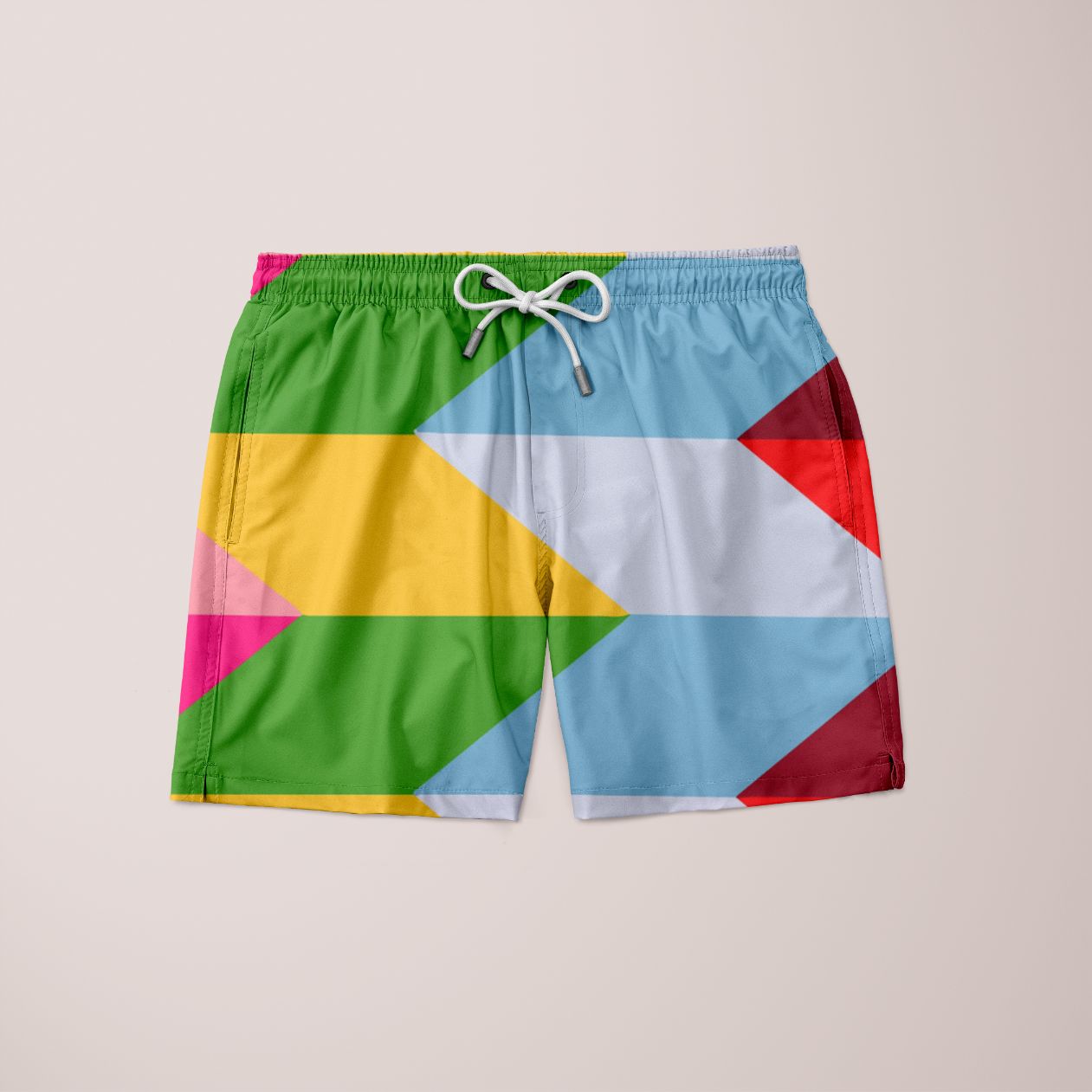 Fonyr Shorts featuring a unique full print design, made from 100% microfiber, showcasing a stylish and comfortable fit.