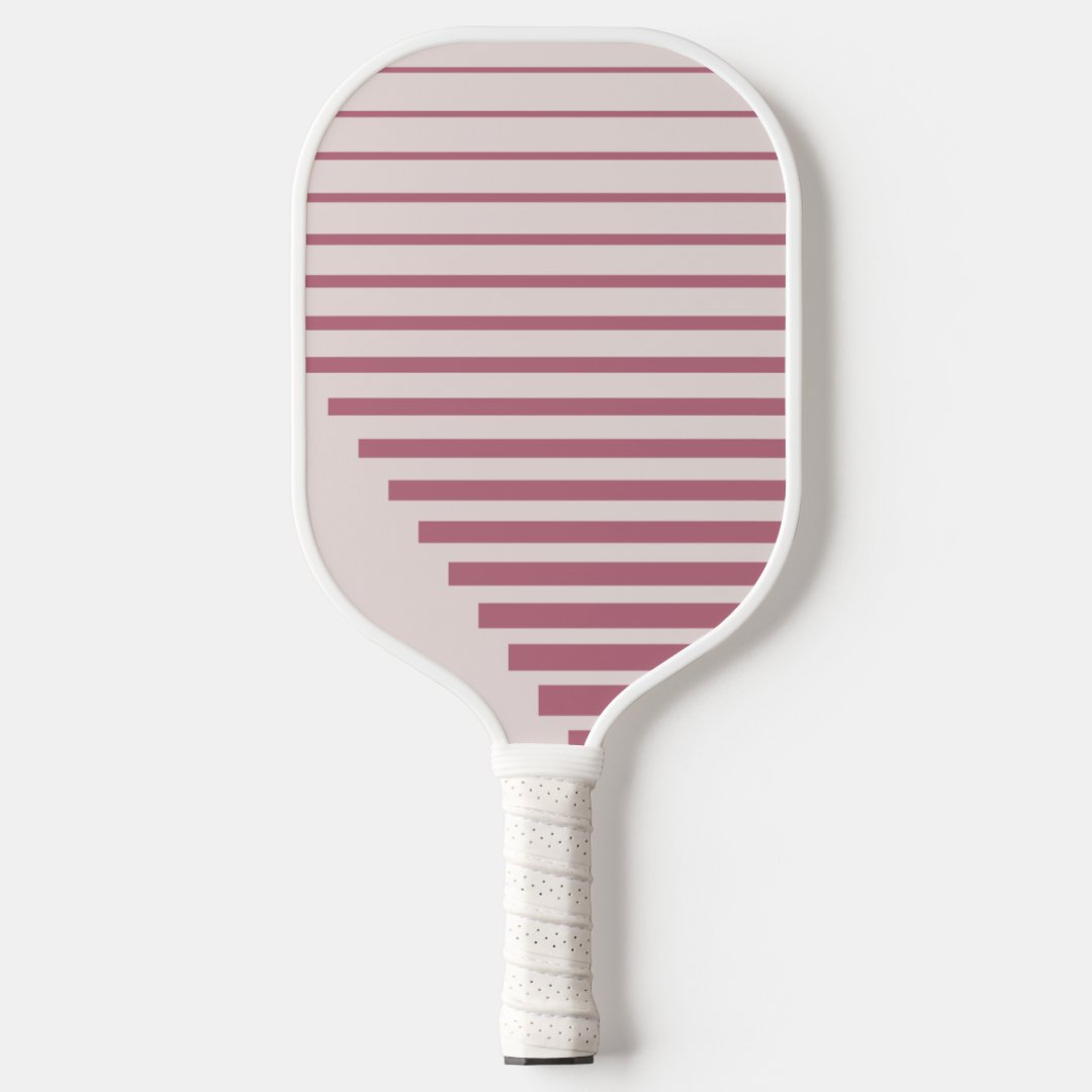 Fresh Wave Pickleball Paddle featuring a vibrant geometric design with stripes and blocks, showcasing its high-quality materials and comfortable grip.