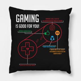 A vibrant Game Cushion/Pillow featuring a stylish double-sided print, made from 100% spun polyester poplin fabric, measuring 16" x 16".