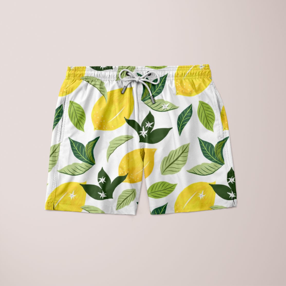 Gierrenth Shorts featuring a unique full print design, made from 100% microfiber, showcasing vibrant colors and a comfortable fit.