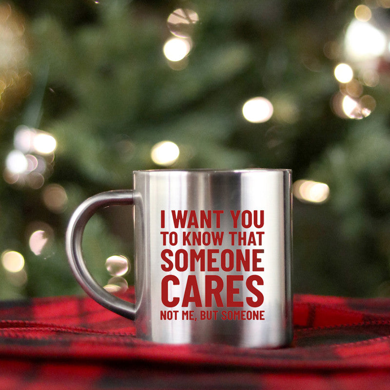 Elegant ceramic mug with gold and silver metallic coating, featuring a heartfelt message.