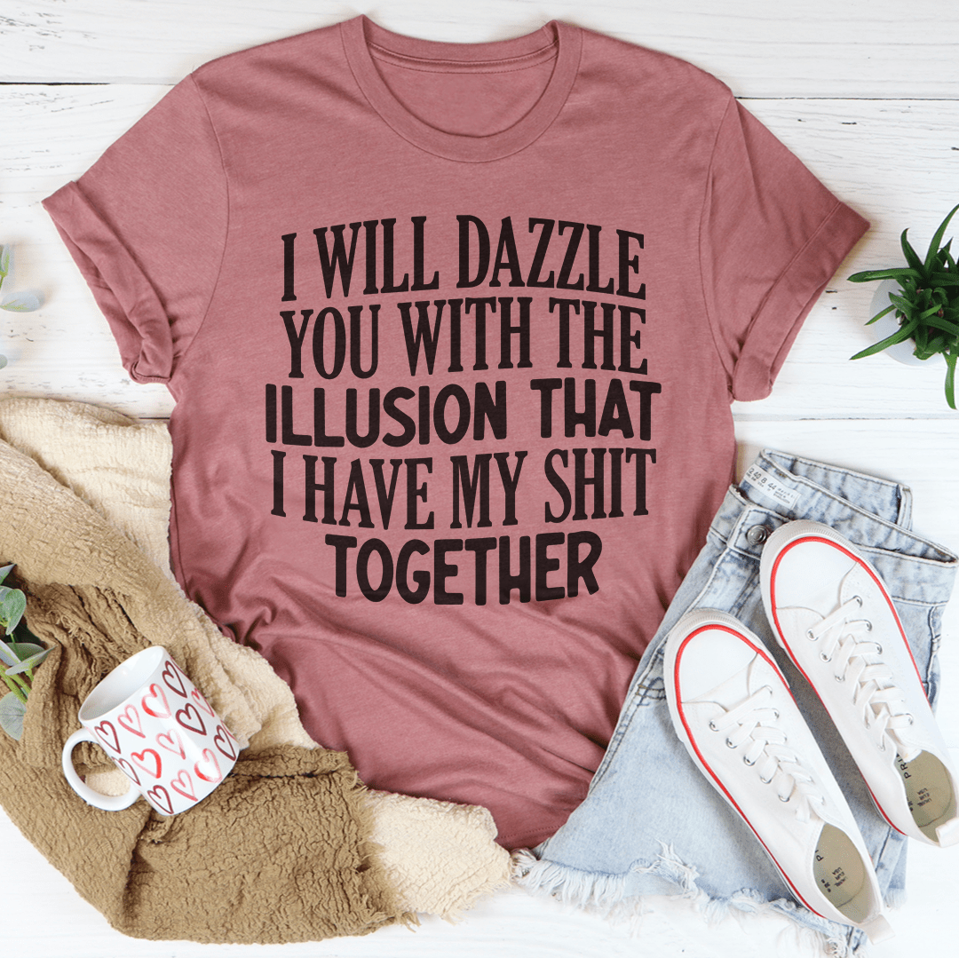 I Will Dazzle You Tee in various colors, showcasing its soft fabric and durable stitching.