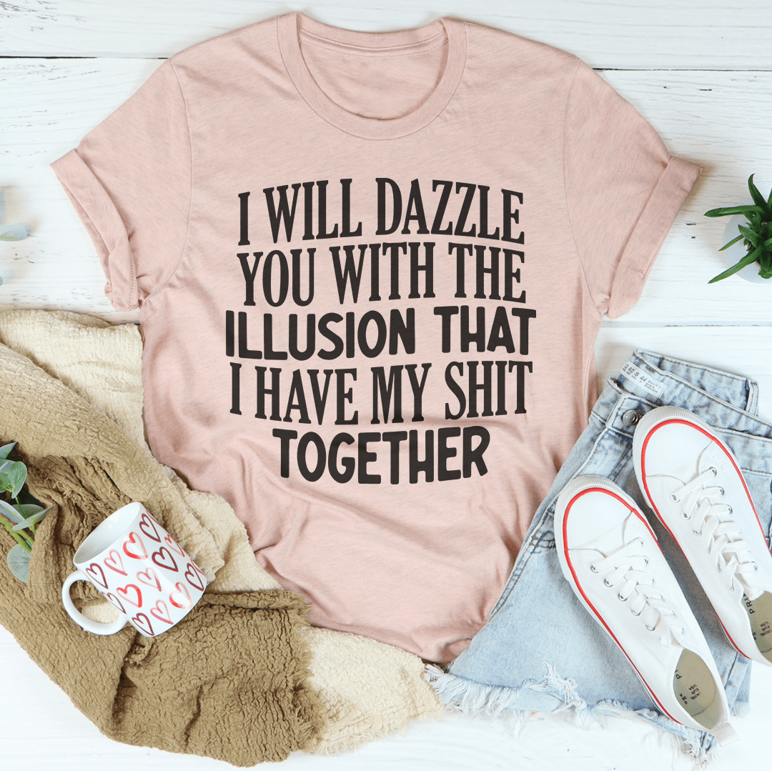 I Will Dazzle You Tee in various colors, showcasing its soft fabric and durable stitching.