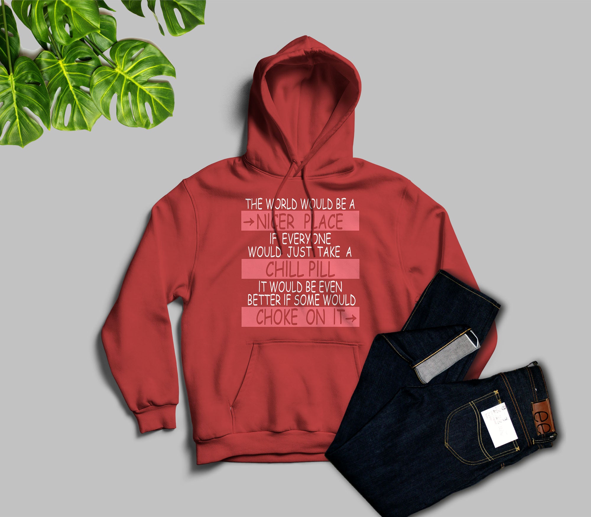 A stylish It Easy Hoodie featuring unique designs by top artists, made from cozy fleece blend material.