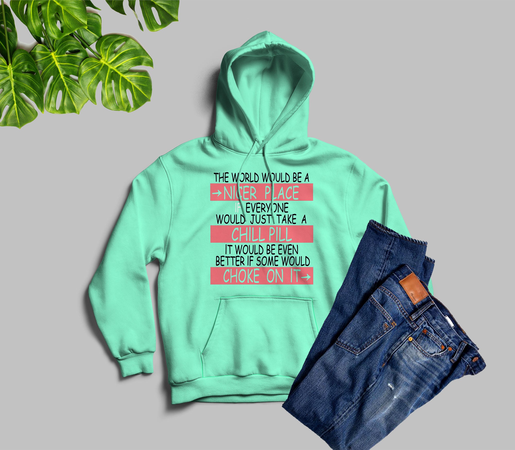 A stylish It Easy Hoodie featuring unique designs by top artists, made from cozy fleece blend material.