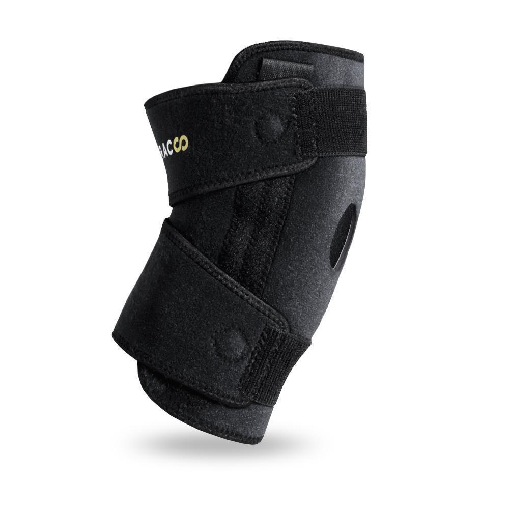 KB30 SportsMed Knee Brace featuring ergonomic silicone gel patella ring and adjustable straps for optimal support.