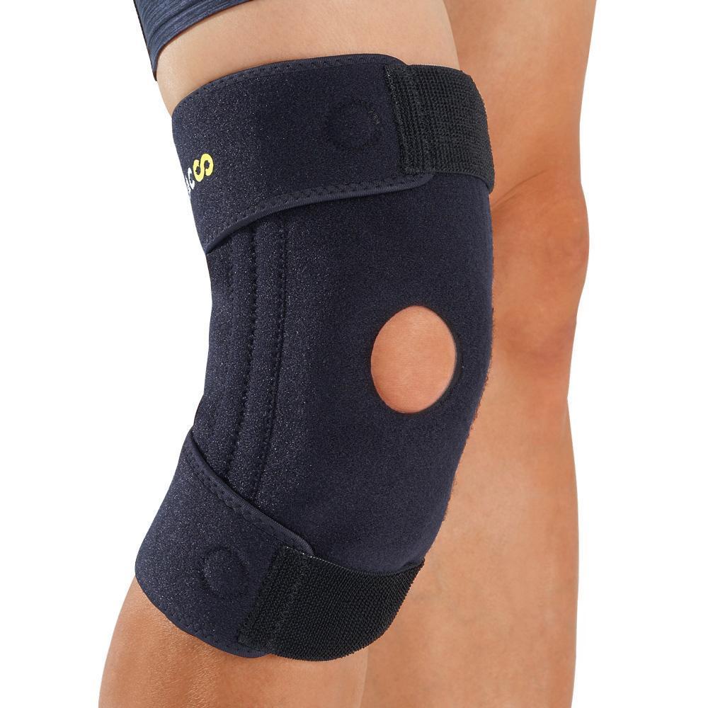 KB30 SportsMed Knee Brace featuring ergonomic silicone gel patella ring and adjustable straps for optimal support.