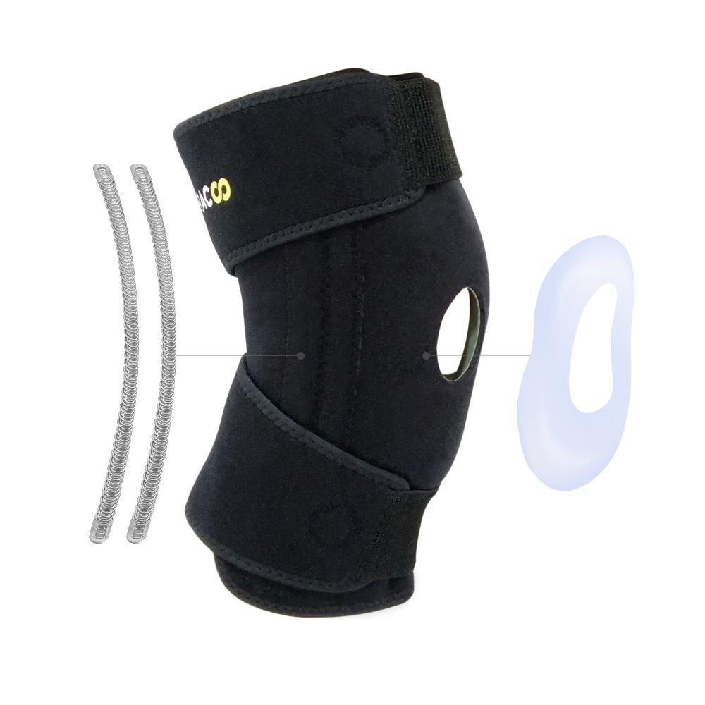 KB30 SportsMed Knee Brace featuring ergonomic silicone gel patella ring and adjustable straps for optimal support.