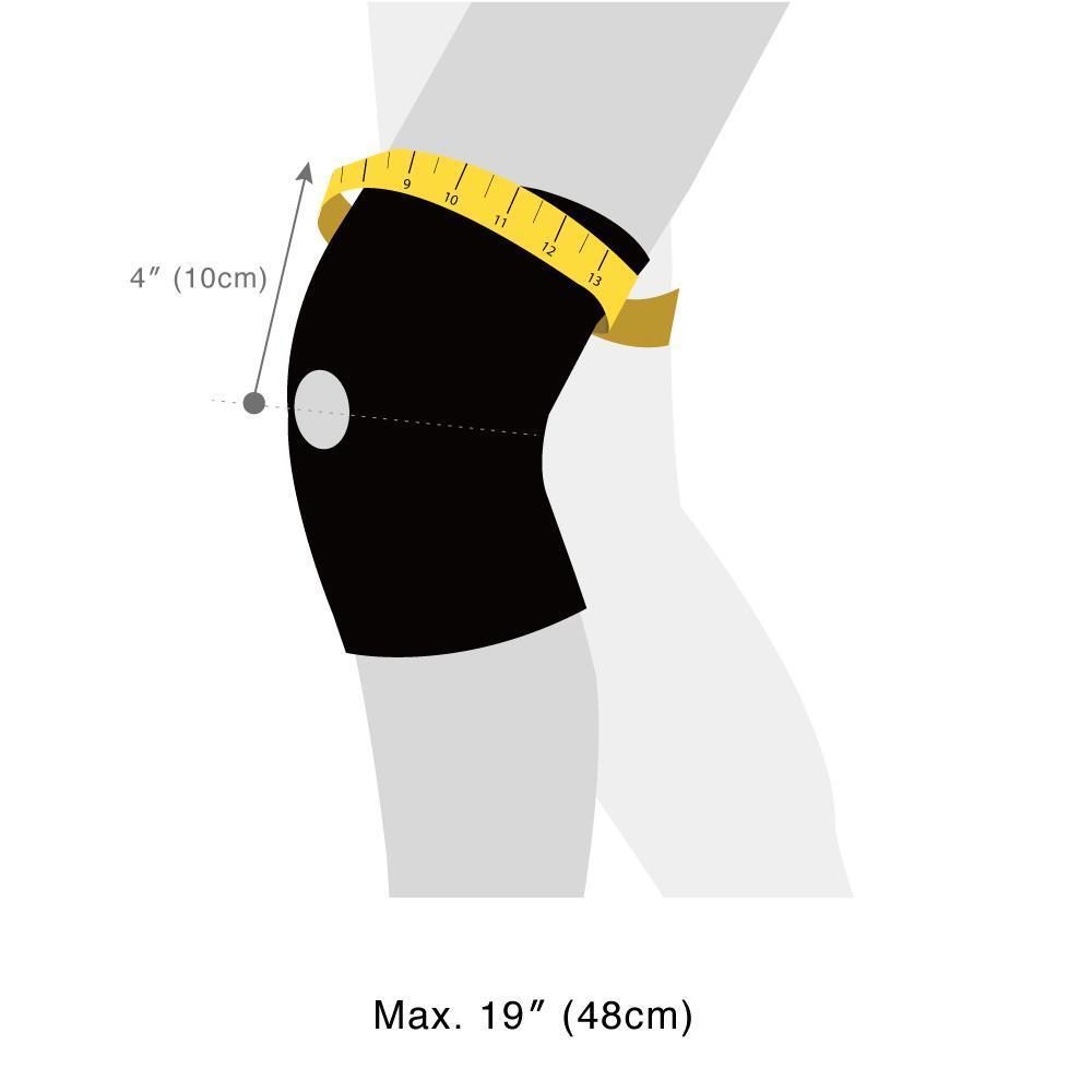 KB30 SportsMed Knee Brace featuring ergonomic silicone gel patella ring and adjustable straps for optimal support.