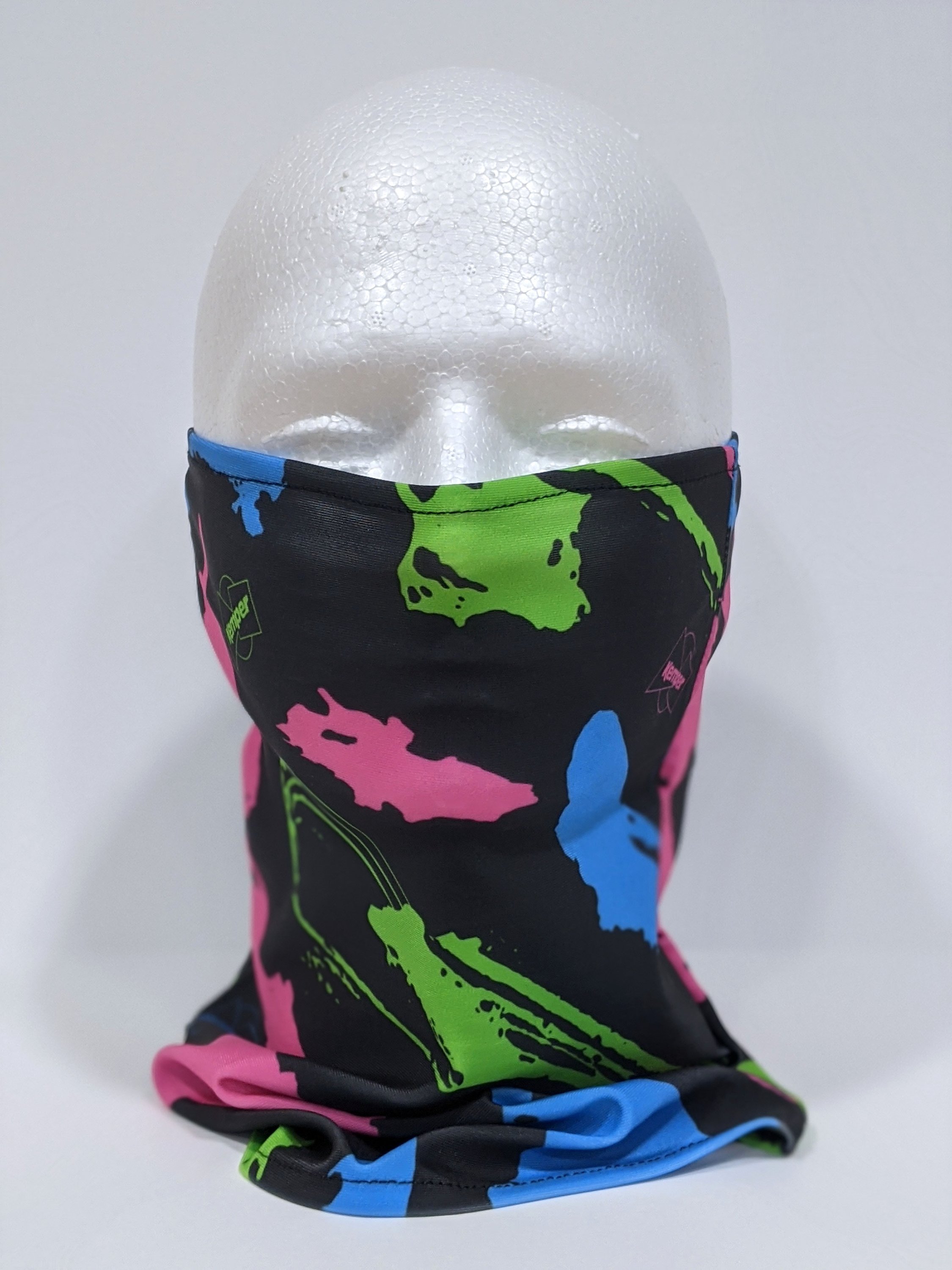 Kemper Snowboards Rampage Neck Gaiter in soft polyester spandex fabric, designed for warmth and comfort during cold weather activities.