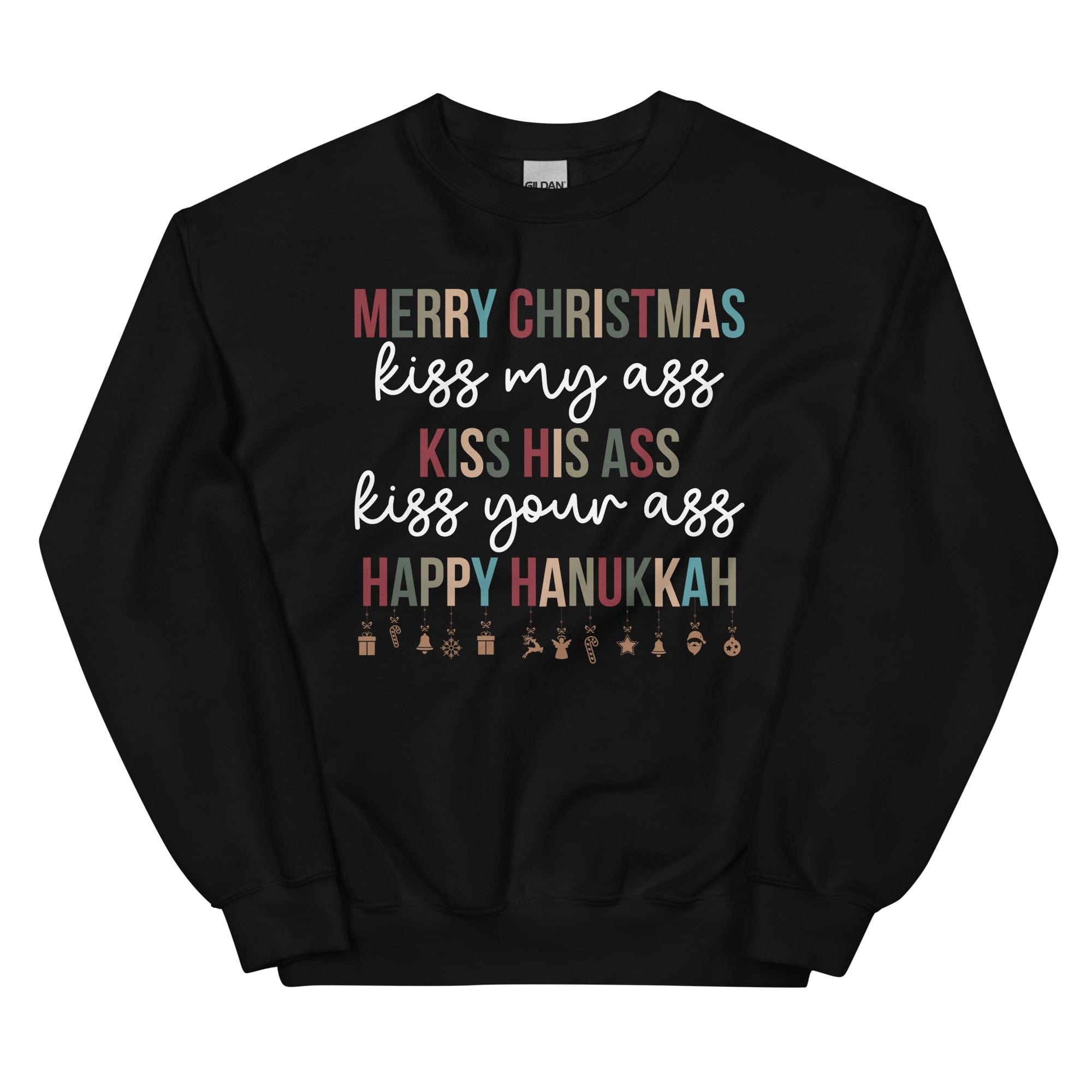 Cozy Merry Christmas sweats featuring unique designs by top artists, made from a warm cotton/poly fleece blend.