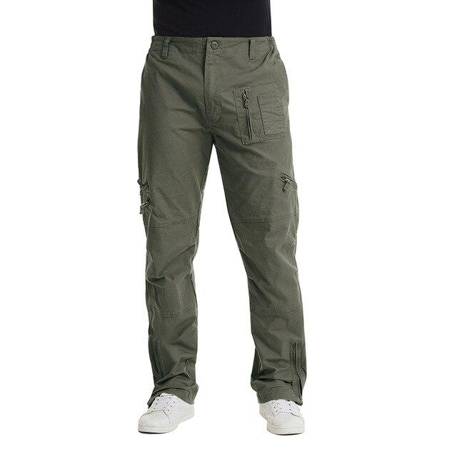 Military Mens Cargo Pants in various colors with multiple pockets, designed for tactical and outdoor activities.