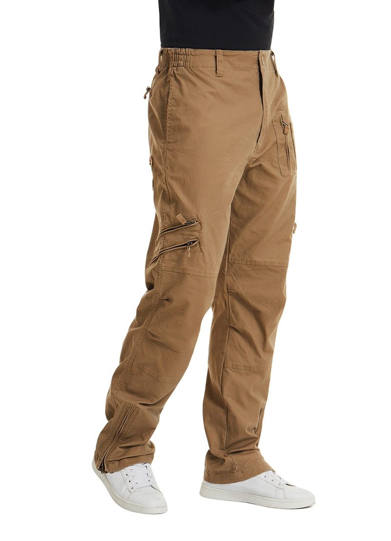 Military Mens Cargo Pants in various colors with multiple pockets, designed for tactical and outdoor activities.