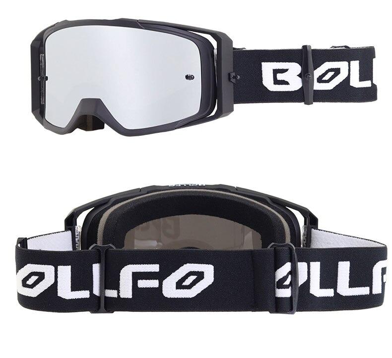 Motorcycle goggles designed for riding, featuring a dust-proof and UV-protected lens, suitable for both men and women.