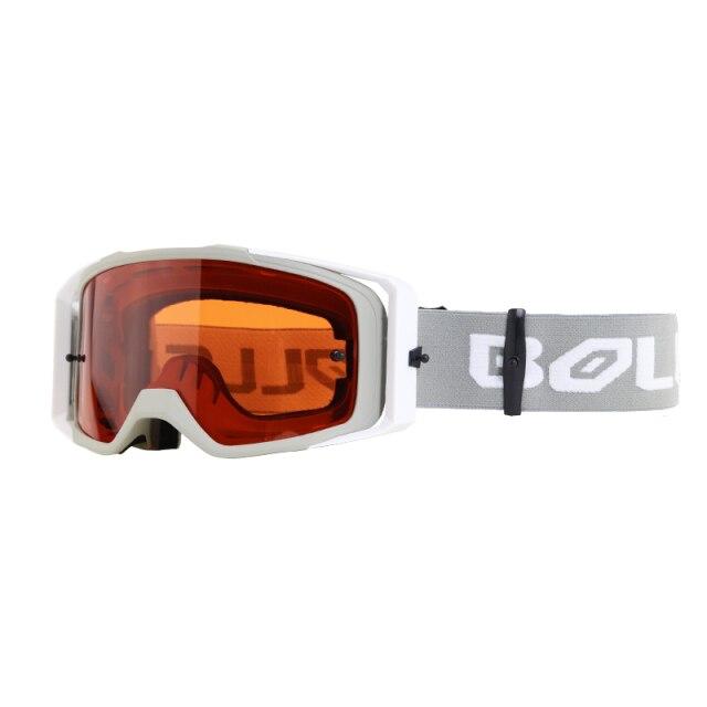 Motorcycle goggles designed for riding, featuring a dust-proof and UV-protected lens, suitable for both men and women.