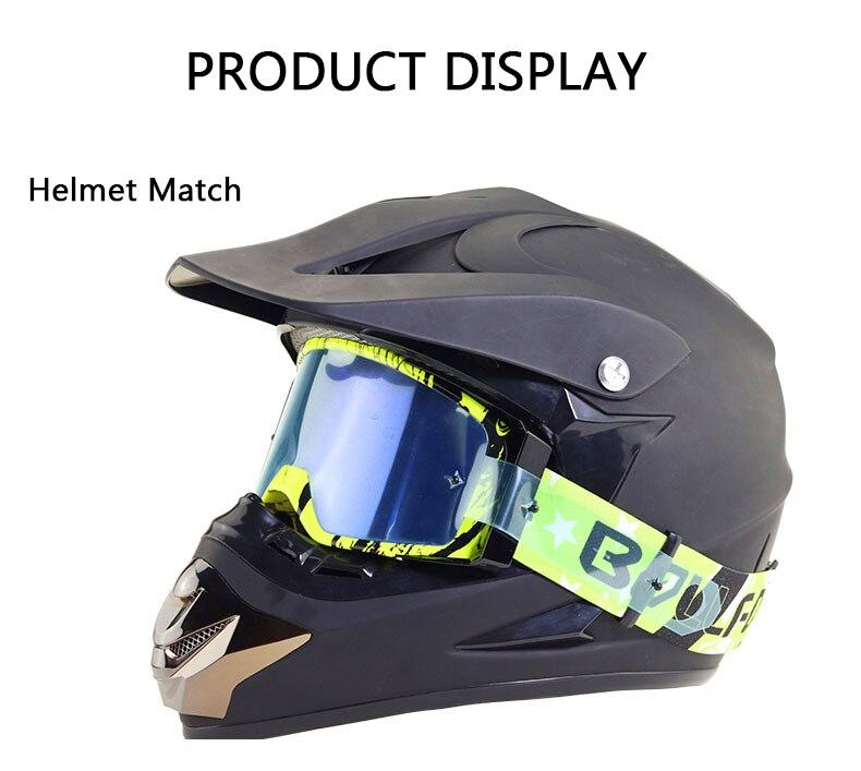 Motorcycle goggles designed for riding, featuring a dust-proof and UV-protected lens, suitable for both men and women.