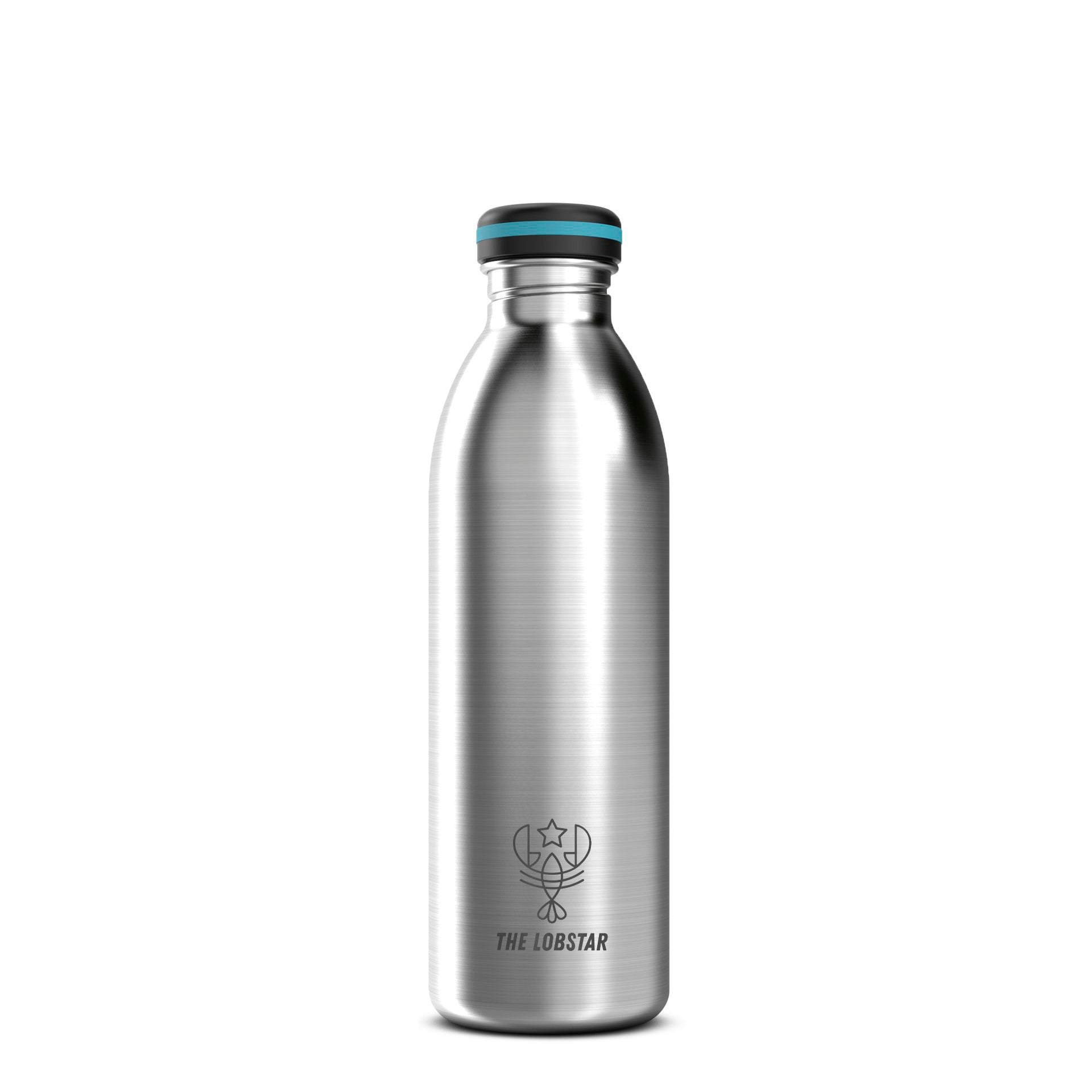 ONE Single Wall 25oz The Lobstar stainless steel bottle with a sleek design, leak-proof lid, and durable coating, perfect for hydration on the go.