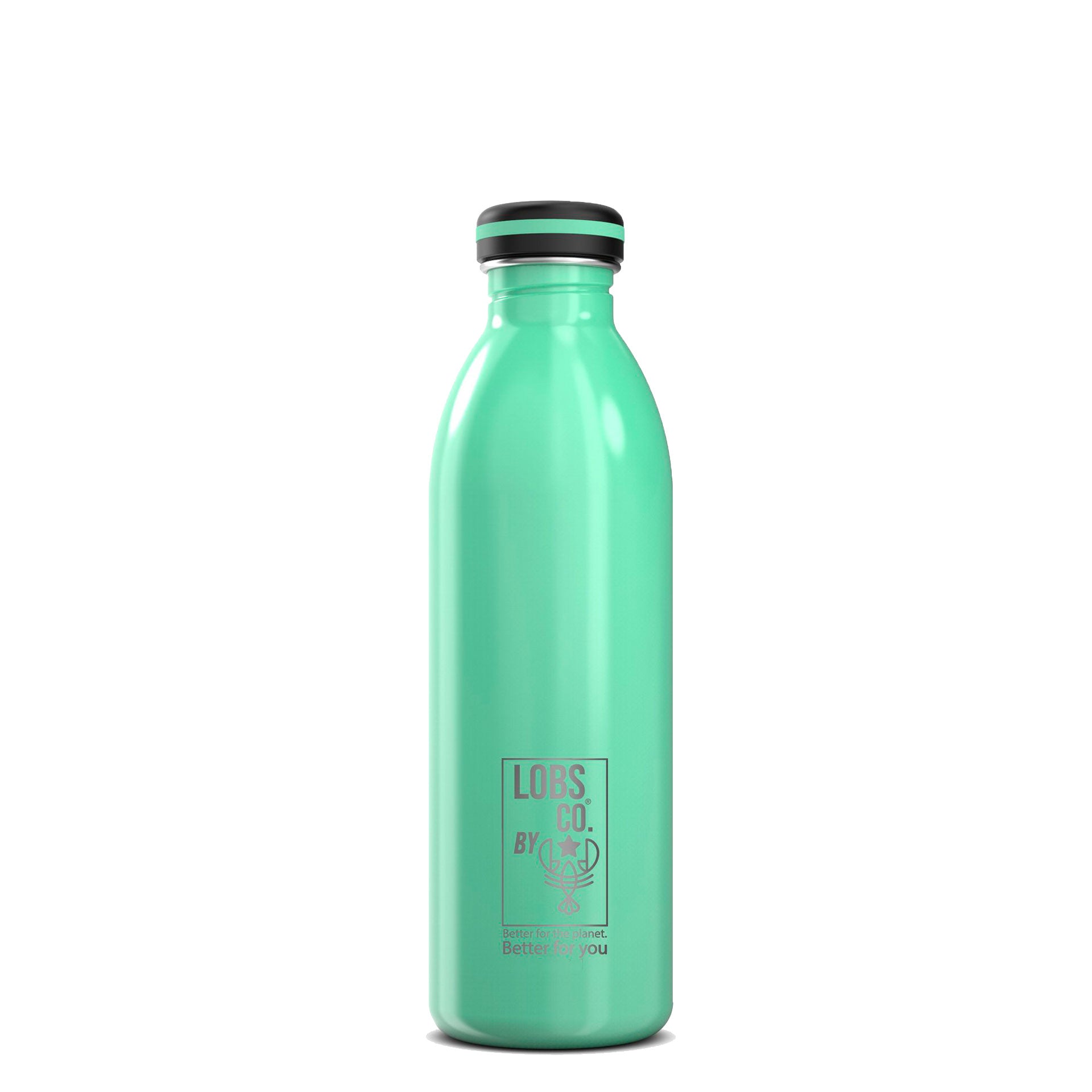 ONE Single Wall 25oz The Lobstar stainless steel bottle with a sleek design, leak-proof lid, and durable coating, perfect for hydration on the go.