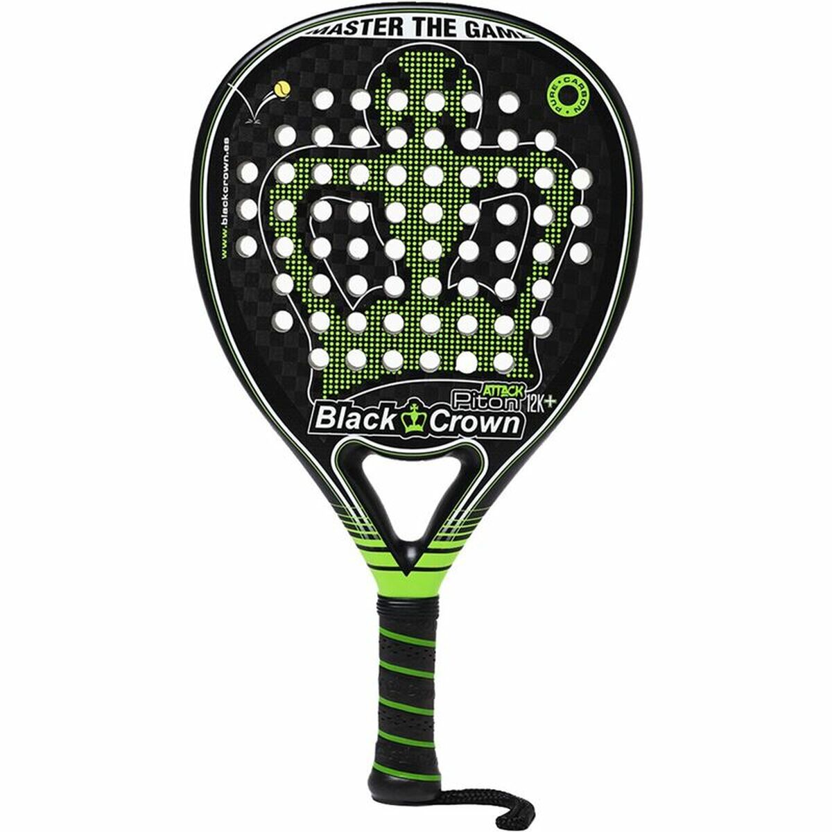 Black Crown padel racket.