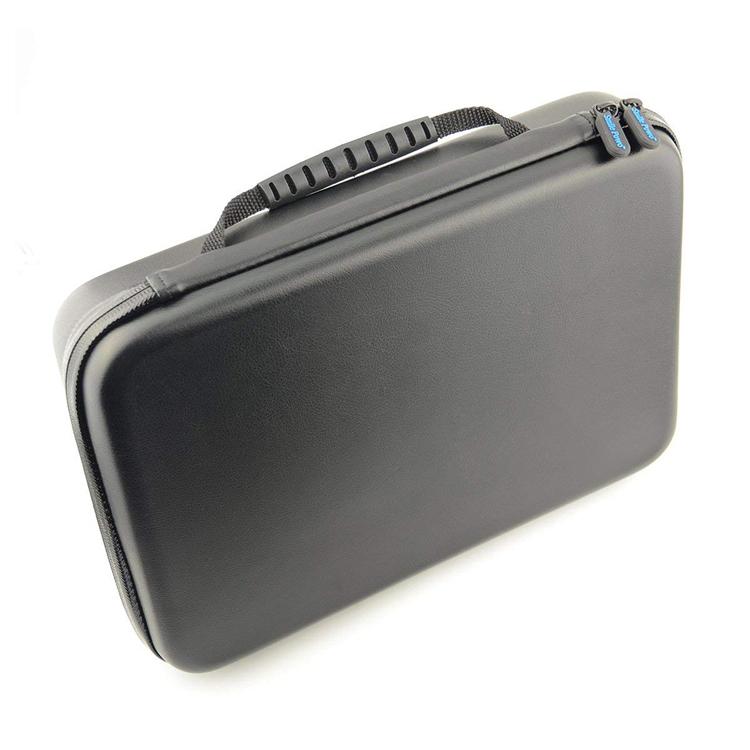 PLENO Carrying Case for massage gun attachments, featuring a waterproof design and compartments for M3.0, M5.1, and M5.2 models.