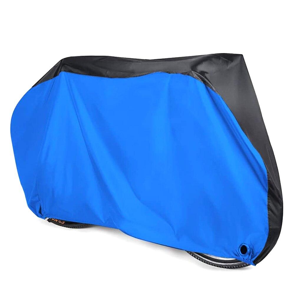 Waterproof Rain Bike Cover protecting a bicycle from rain and UV rays, showcasing its durable and dustproof design.